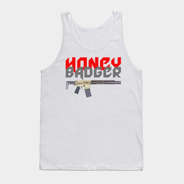 Honey Badger By Q Tank Top by Aim For The Face